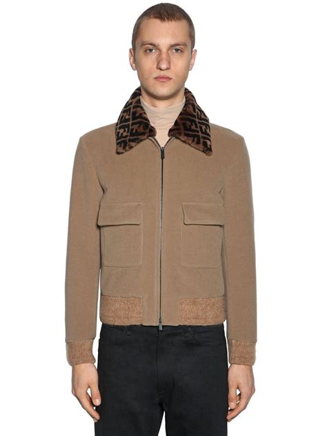 cane fendi jacket|fendi bomber jacket.